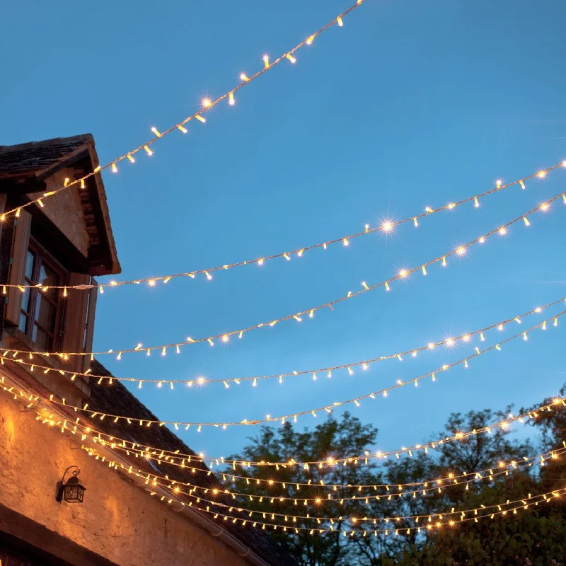 LED String Lights with Warm White GlowCore Connect 40m 400 Warm White Connectable Fairy Lights Clear Cable LED String Lights with Warm White GlowCore Connect 40m 400 Warm White Connectable Fairy Lights Clear Cable