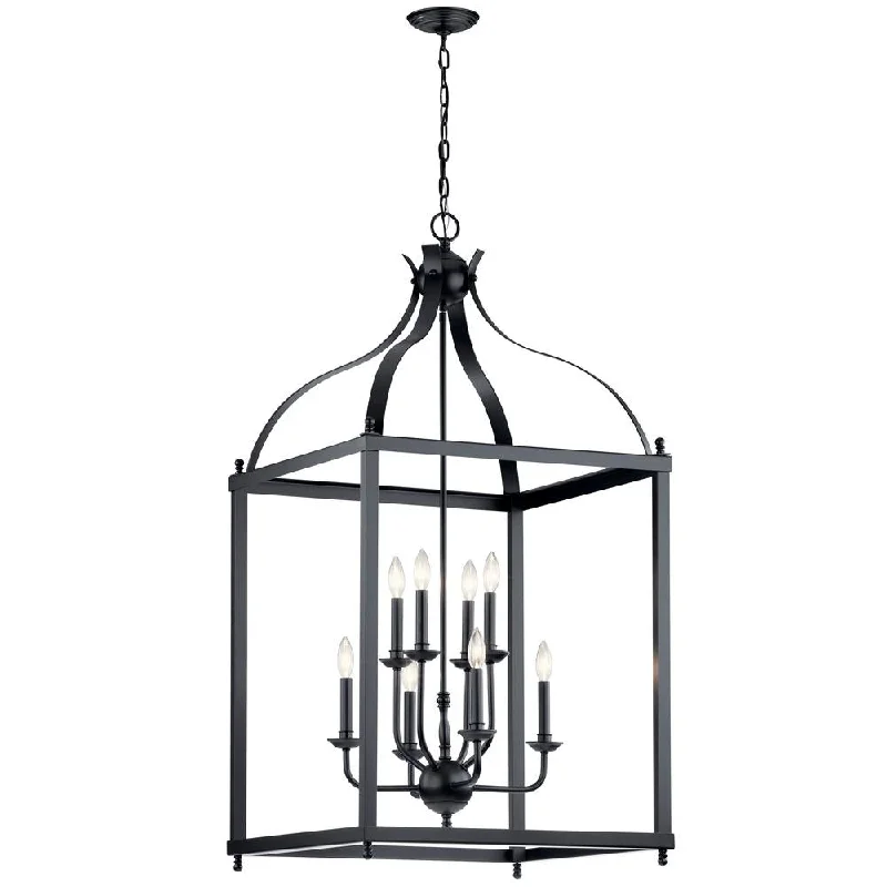 Larkin - chandelier multi tier 8lt - 42591BK