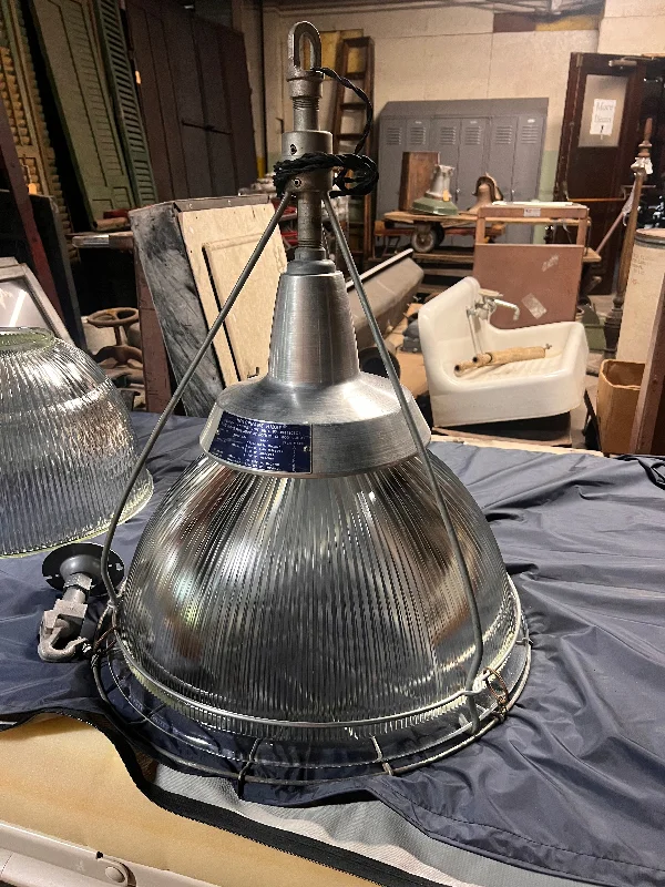 Industrial Emergency Lighting for Safety in Factories1940’s Holophane 20" Industrial Light Fixture Hi-Bay Industrial Emergency Lighting for Safety in Factories1940’s Holophane 20" Industrial Light Fixture Hi-Bay