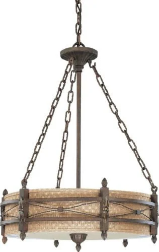 Nuvo Lighting 60-2883 Ansel Collection Three Light Pendant Chandelier in Astor Bronze Finish Nuvo Lighting 60-2883 Ansel Collection Three Light Pendant Chandelier in Astor Bronze Finish