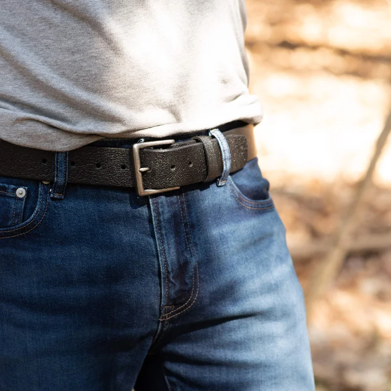 The Bovid Belt - Soft 100% Pebble Grain Bison Leather Belt