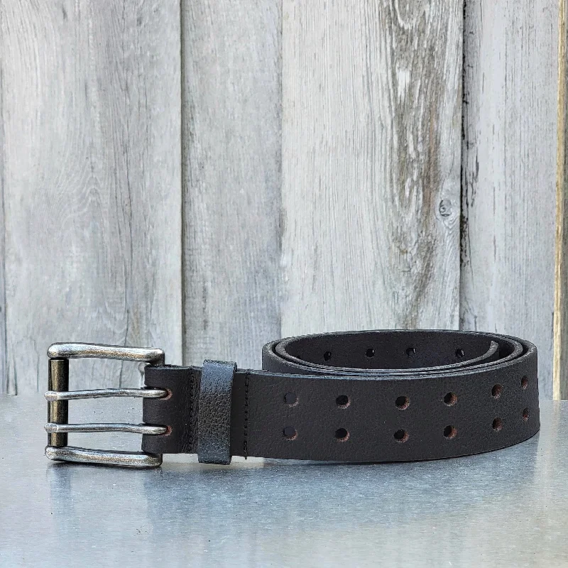 The Double Hole Belts - 2 PC Gift Set