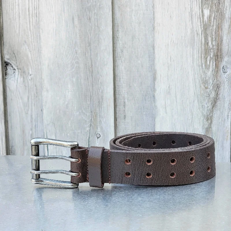 The Double Hole Belts - 2 PC Gift Set