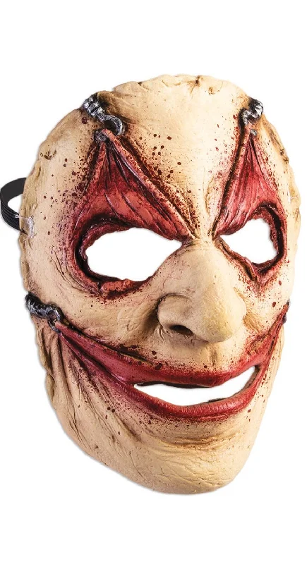 Evil Bloodied Half Face Horror Halloween Mask