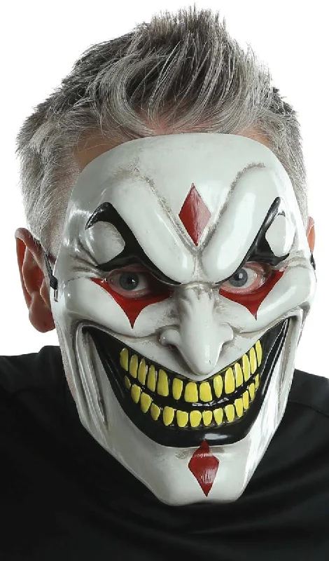 Evil Jester Adults Halloween Costume Mask