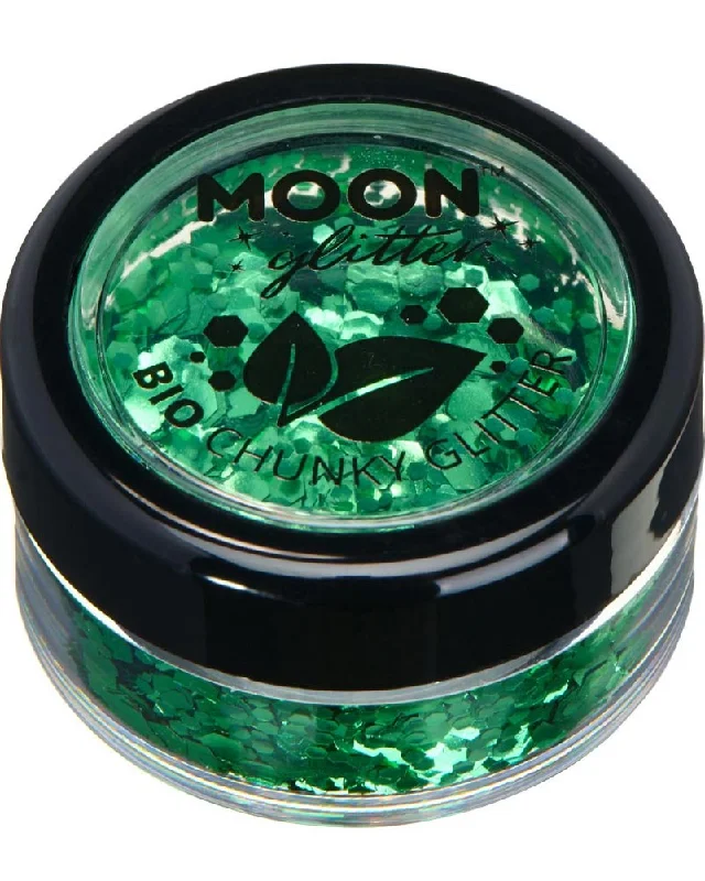 Green Chunky Biodegradable Body Glitter 3g