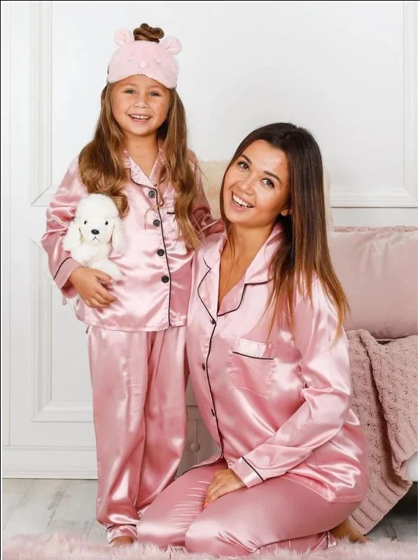 Mommy and Me Silky Smooth Pajama Set