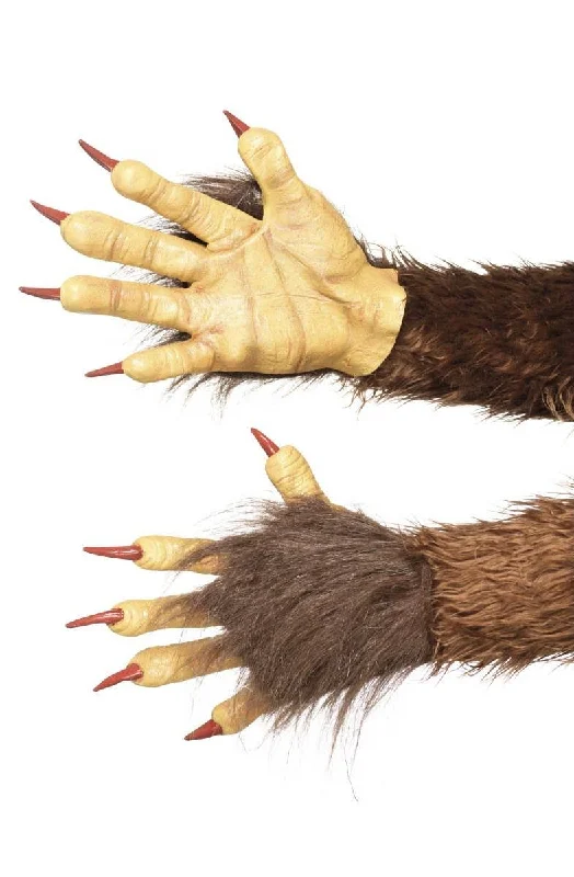 Latex Mens Krampus Claw Gloves Christmas Costume Accessory