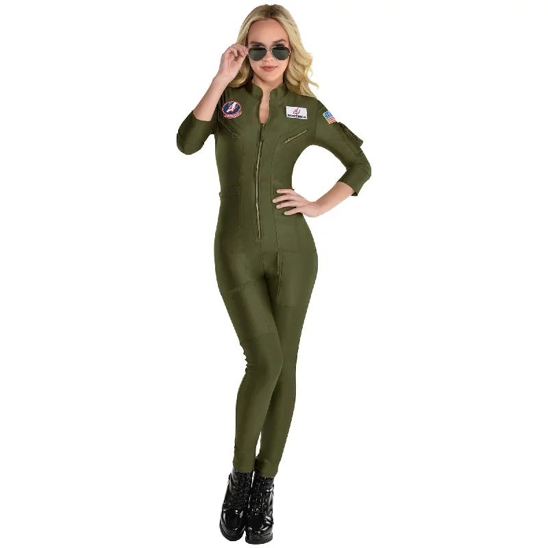 Women's Adult Top Gun Maverick Flight Suit Costume