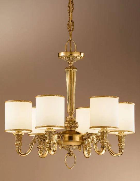 Chandeliers for Low Ceilings to Avoid Overcrowding6 Arm Chandelier With Shades
