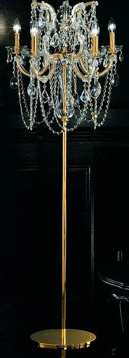 Traditional Brass Chandeliers for Classic InteriorsOrnate Five Light Italian Floor Chandelier With Asfour Crystals Traditional Brass Chandeliers for Classic InteriorsOrnate Five Light Italian Floor Chandelier With Asfour Crystals