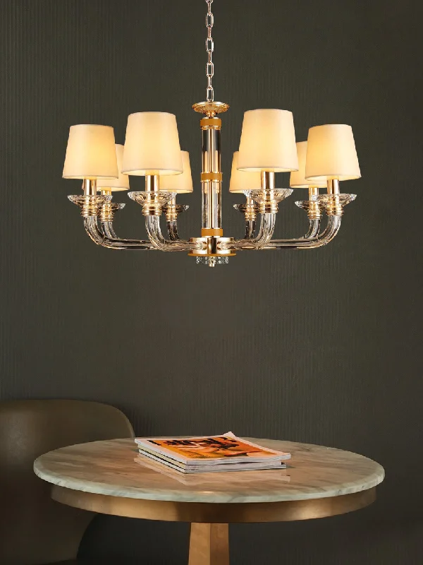 Ceiling - Mounted Chandeliers for Standard CeilingsRuth 8-Lamp Chandelier