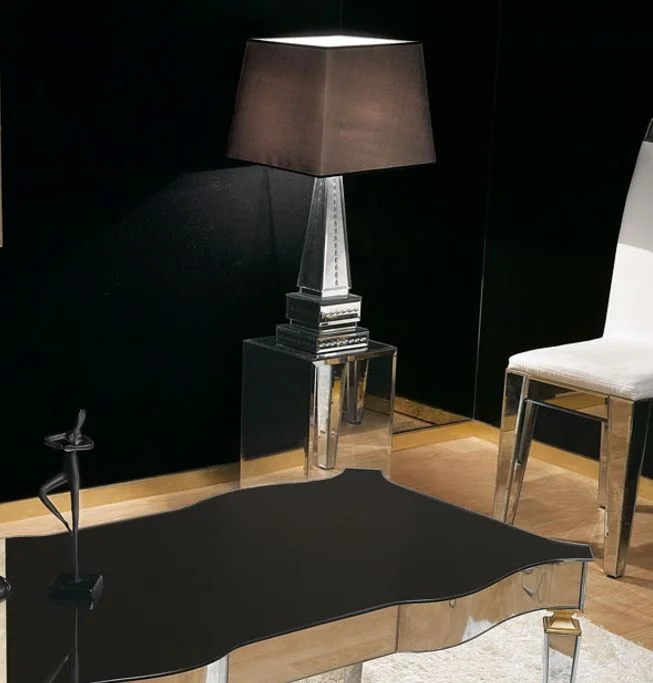 Chandeliers with Murano Glass for a High - End Artistic TouchSuperb Authentic Venetian Bevelled Mirror Table Lamp Chandeliers with Murano Glass for a High - End Artistic TouchSuperb Authentic Venetian Bevelled Mirror Table Lamp