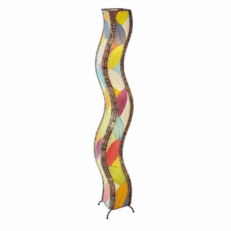 Wood Floor Lamp with Natural Grain for a Warm and Organic FeelHandmade Wave Giant Floor Lamp Wood Floor Lamp with Natural Grain for a Warm and Organic FeelHandmade Wave Giant Floor Lamp