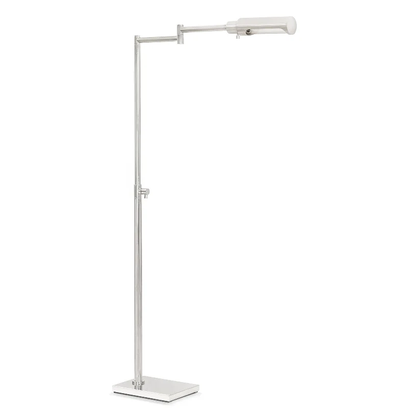 Metal Floor Lamp with a Matte Black Finish for a Sleek LookNoble Floor Task Reading Lamp Polished Nickel By Regina Andrew Metal Floor Lamp with a Matte Black Finish for a Sleek LookNoble Floor Task Reading Lamp Polished Nickel By Regina Andrew