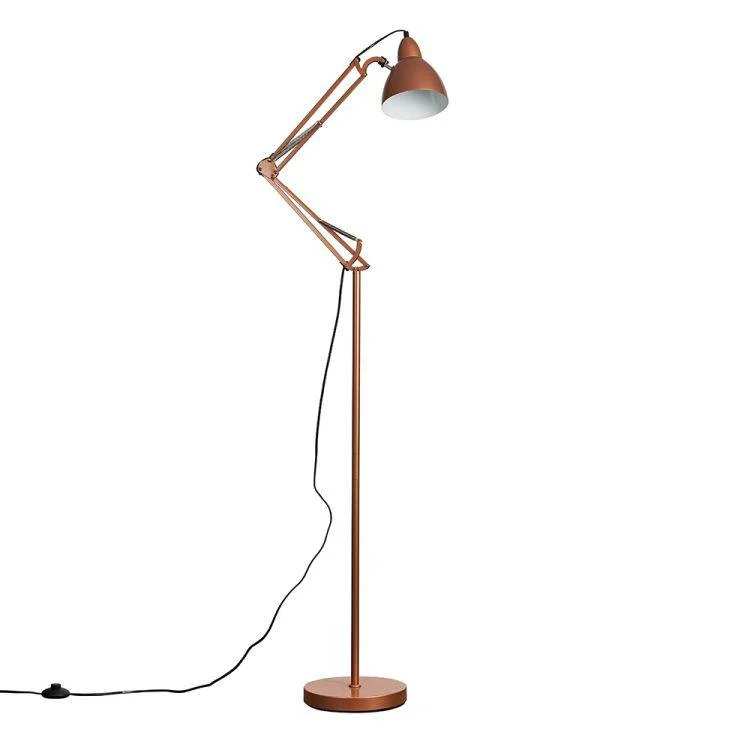 Fabric Floor Lamp with a Linen Shade for a Relaxed AestheticNoya Adjustable Task Floor Lamp Copper Fabric Floor Lamp with a Linen Shade for a Relaxed AestheticNoya Adjustable Task Floor Lamp Copper