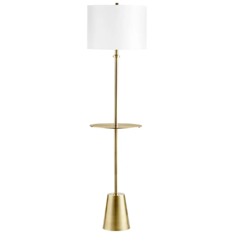 Wood Floor Lamp with Natural Grain for a Warm and Organic FeelPeplum Lamp
