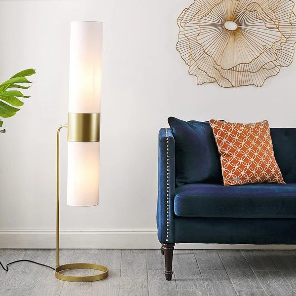 Marble Base Floor Lamp for a Touch of LuxurySafavieh Fierro Floor Lamp - Gold