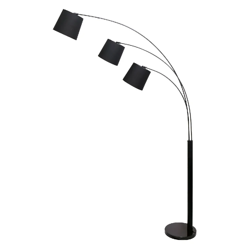 USB Charging Port Floor Lamp for Convenient Device ChargingSarantino 3-Light Arc Floor Lamp Adjustable Black 3 Shades USB Charging Port Floor Lamp for Convenient Device ChargingSarantino 3-Light Arc Floor Lamp Adjustable Black 3 Shades