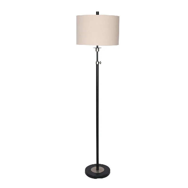Dimmable Floor Lamp for Adjustable Lighting AmbianceSarantino Metal Floor Lamp with Cream Drum Shade Dimmable Floor Lamp for Adjustable Lighting AmbianceSarantino Metal Floor Lamp with Cream Drum Shade