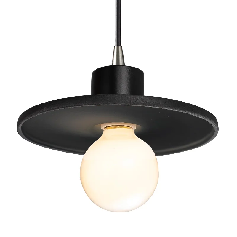 Scandinavian Style Ceiling Lights with Light Wood AccentsJustice Designs Radiance Collection CER-6325-CRB-NCKL-BKCD Pendant Light - Carbon - Matte Black Scandinavian Style Ceiling Lights with Light Wood AccentsJustice Designs Radiance Collection CER-6325-CRB-NCKL-BKCD Pendant Light - Carbon - Matte Black
