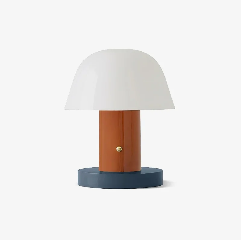 ceramic table lamps with hand painted designs for an artistic touchMushroom Bliss Cordless Lamp ceramic table lamps with hand painted designs for an artistic touchMushroom Bliss Cordless Lamp